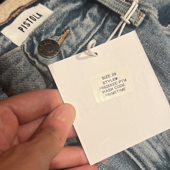 Pistola presley straight high rise jeans NWT $118 - Picture 4 of 5